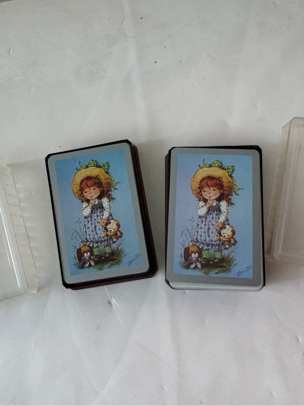 Vintage 2 Sets Of mary May playing cards